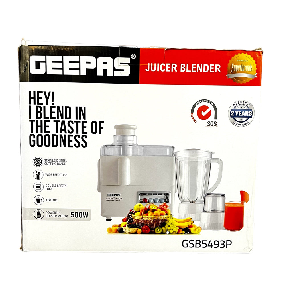 Geepas 3-in-1 Juicer Blender GSB5493P