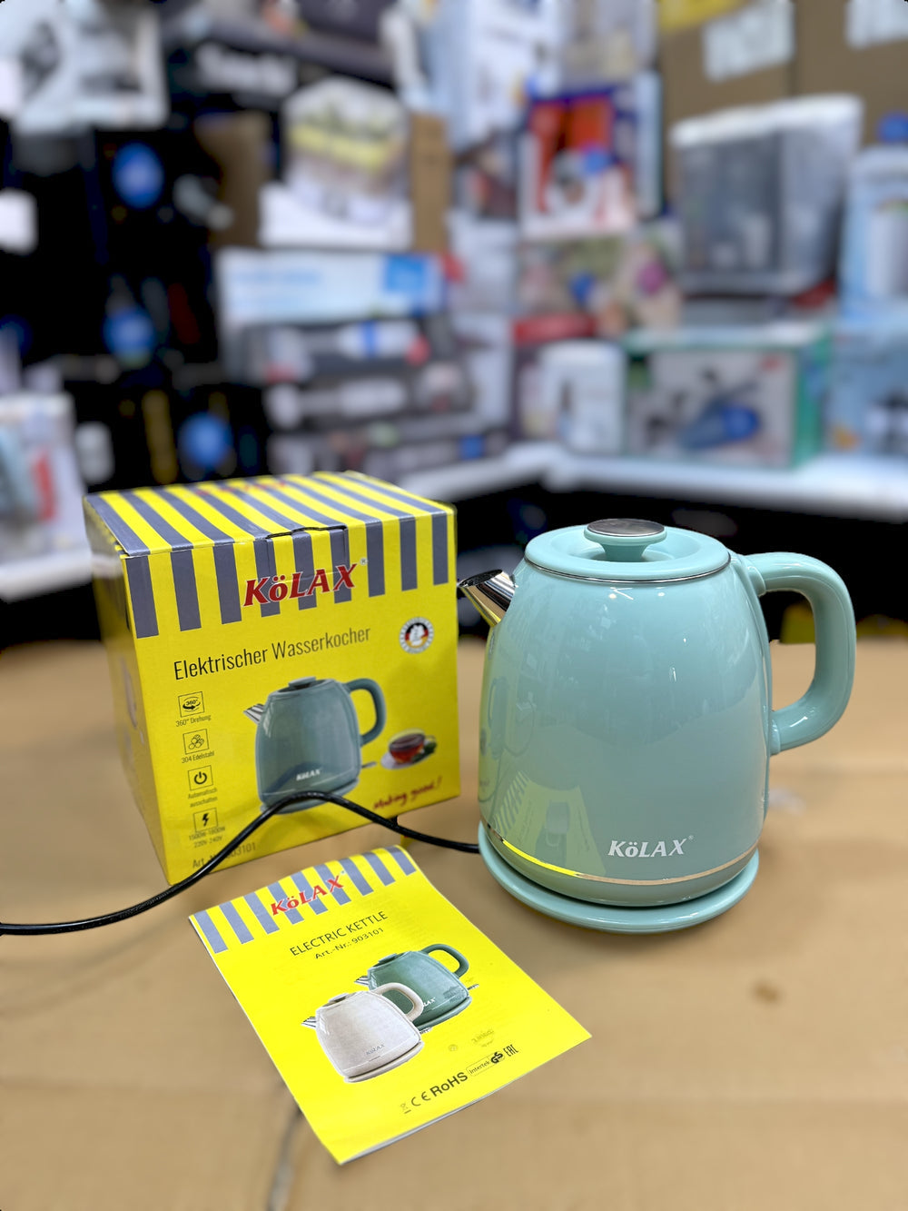 German Lot Imported Kolax 2L Electric Kettle